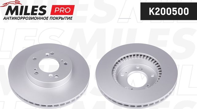 Тормозной диск Miles передний для Honda Shuttle I 1995-2004. Артикул K200500