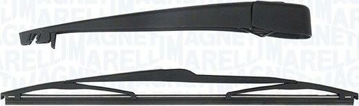 Поводок (рычаг) и щетка стеклоочистителя (дворника) Magneti Marelli. Артикул 000723180152