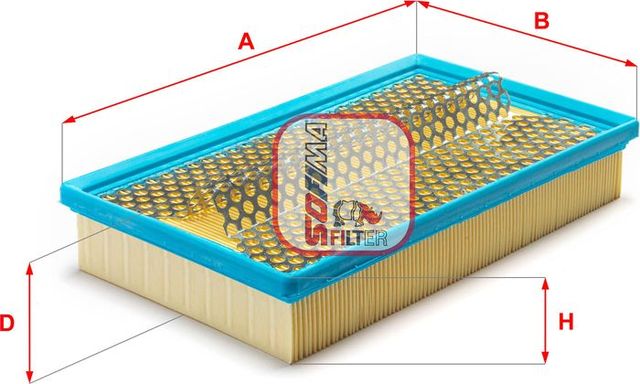Воздушный фильтр Sofima. Артикул S 3120 A