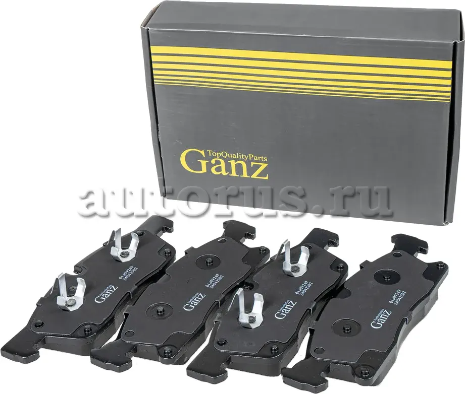 Колодки передние MERCEDES BENZ W166 M-KLASSE (ML/GLE) (2011>) GANZ GIJ09249 Ganz. Артикул GIJ09249
