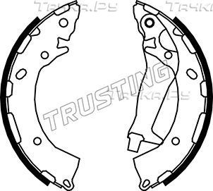 Тормозные колодки Trusting задние для Hyundai i20 I 2009-2015. Артикул 046.225