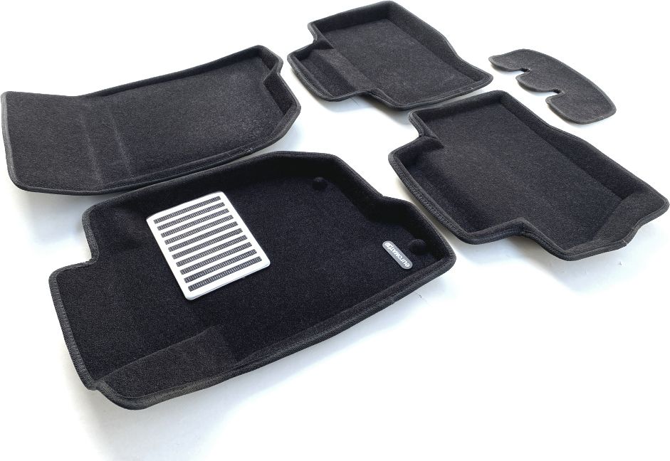 Коврики текстильные Euromat 3D Lux для салона Mitsubishi Pajero Sport III 2016-2026. Артикул EM3D-003614