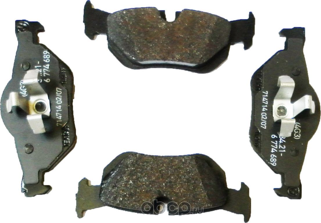 Тормозные колодки BMW. Артикул 34216774692