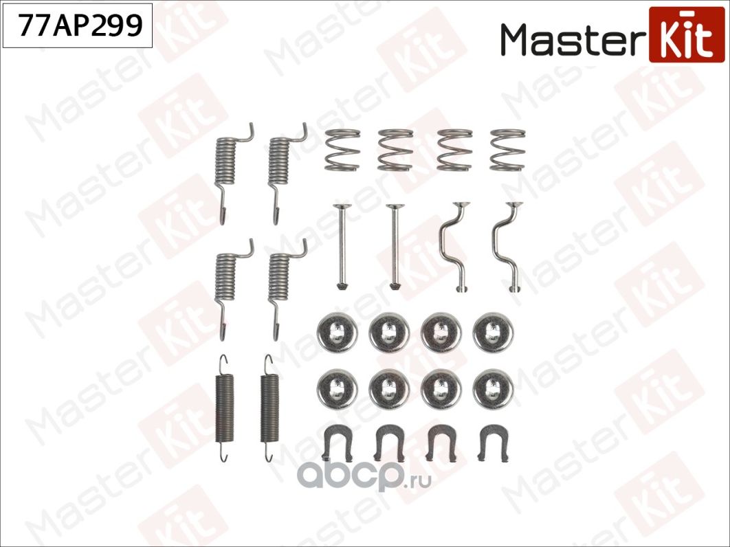77AP299 Комплект установочный барабанных колодок Toyota AVENSIS (_T22_) 1997 - 2 (Master KIT). Артикул 77AP299