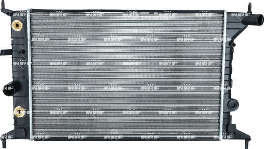 Радиатор охлаждения двигателя NRF (алюминий) для Opel Vectra B 1995-2003. Артикул 519516