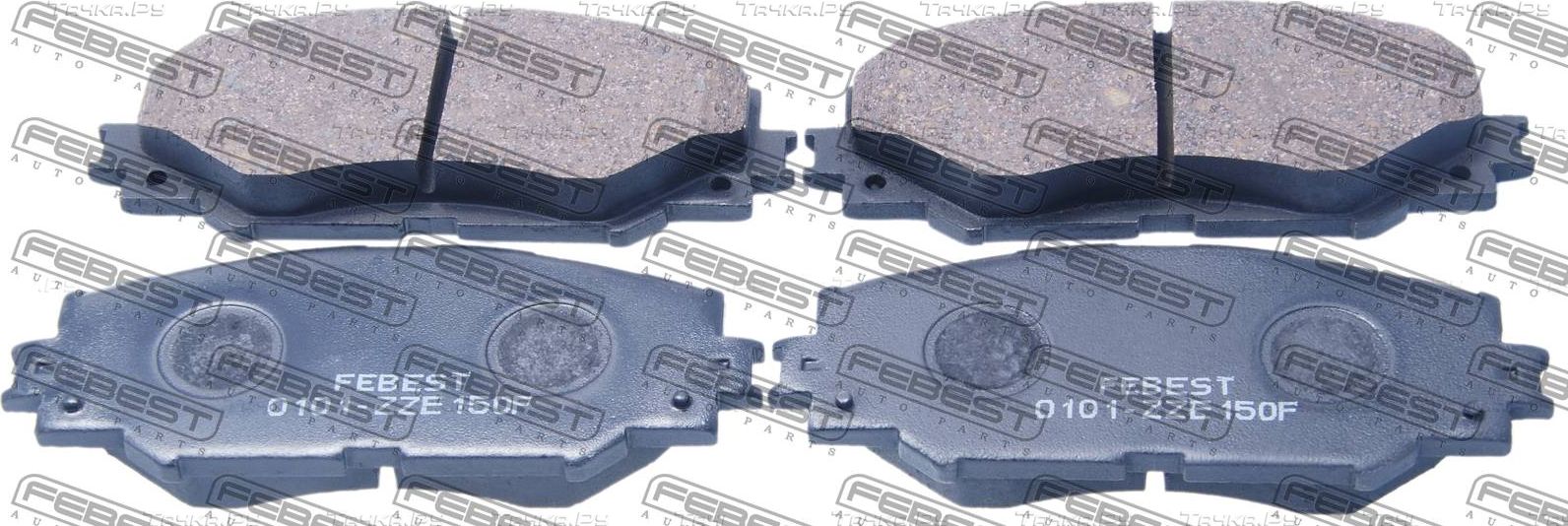 Тормозные колодки Febest передние для Toyota Matrix II (E140) 2008-2014. Артикул 0101-ZZE150F