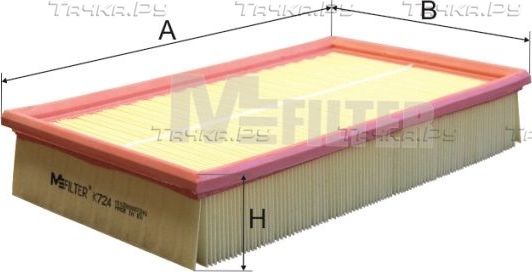 Воздушный фильтр MFilter. Артикул K 724