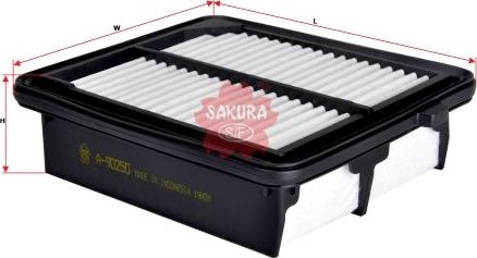 Воздушный фильтр Sakura. Артикул A-90250