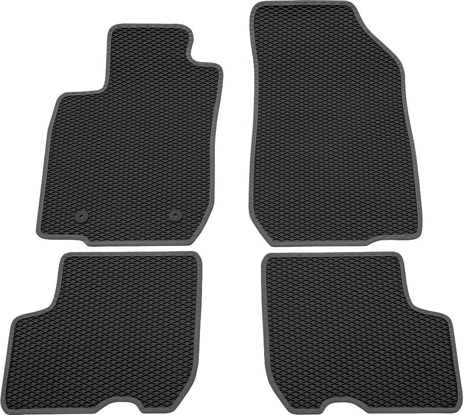 Коврики Rezkon EVA для салона Lada Largus 5 мест 2012-2026 Серый кант. Артикул 9039020102