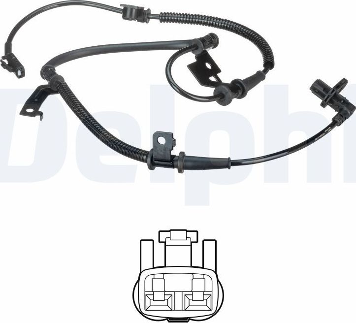 Датчик ABS Delphi. Артикул SS20536