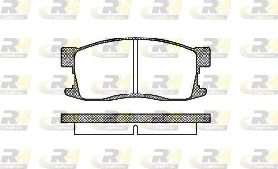 Тормозные колодки RoadHouse передние для Honda Civic III 1983-1987. Артикул 2255.00