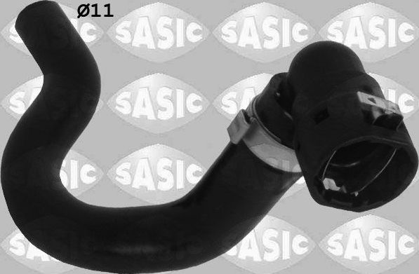 Патрубок радиатора (системы охлаждения) Sasic левый для Fiat Bravo II 2007-2014. Артикул 3406131