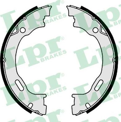 Тормозные колодки (стояночная тормозная система) LPR задние для Dodge Challenger III 2008-2026. Артикул 08720