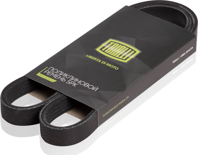 Приводной ремень поликлиновой Trialli для Audi Q7 I (4L) 2006-2010. Артикул 5PK1130