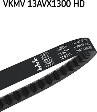 Приводной ремень клиновой SKF. Артикул VKMV 13AVX1300 HD