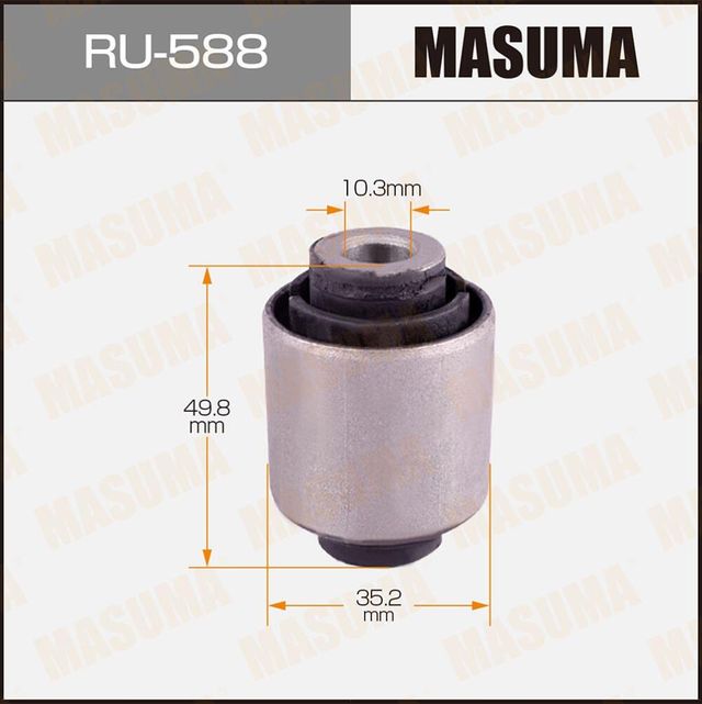 Сайлентблок заднего рычага подвески Masuma. Артикул RU-588
