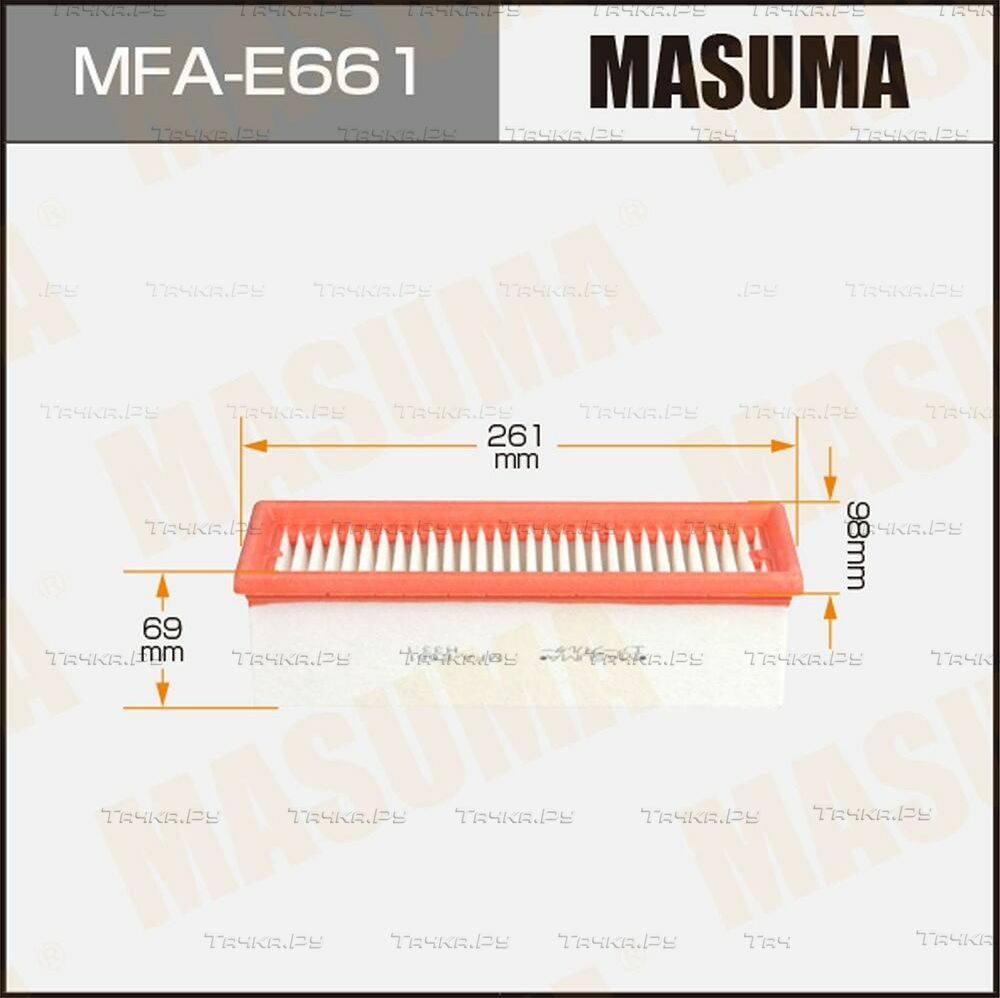 Воздушный фильтр Masuma. Артикул MFA-E661