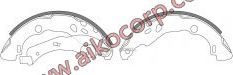 Колодки тормозные барабанные (Aiko). Артикул FN0619