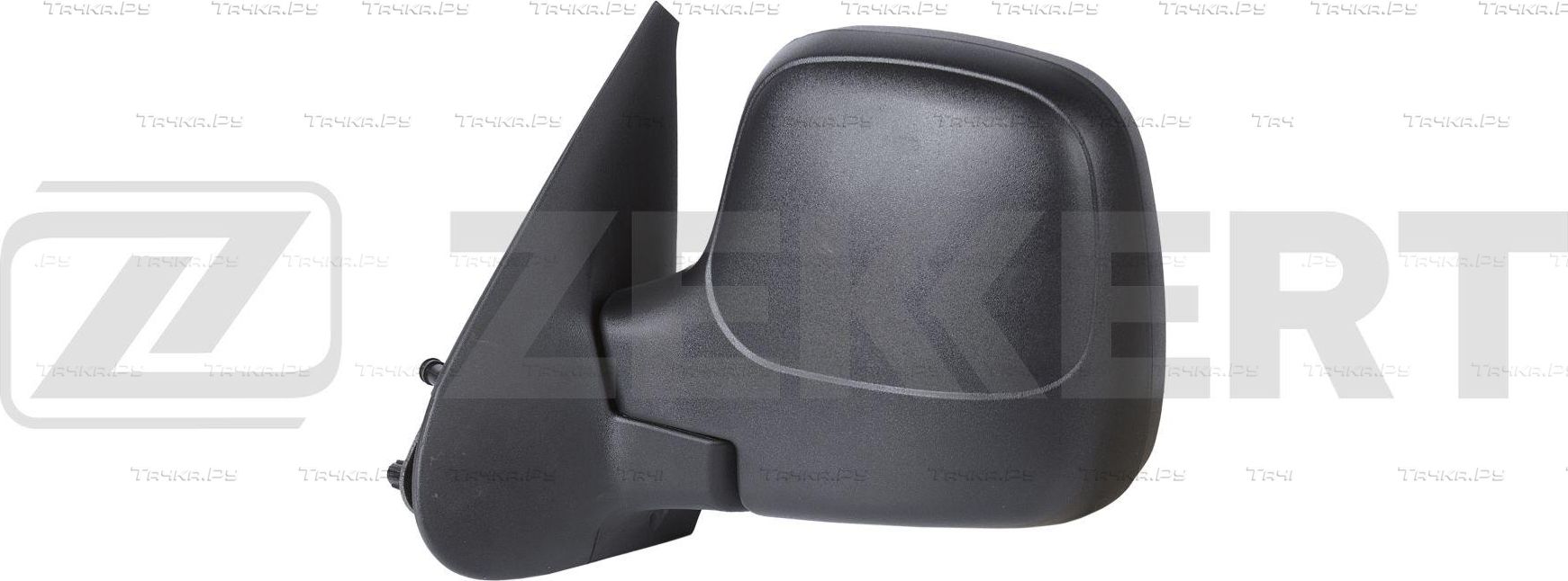 Зеркало боковое (в сборе) Zekkert левое для Citroen Berlingo II 2008-2012. Артикул SP-4163