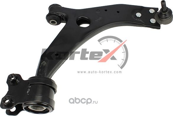 Рычаг FORD/VOLVO/MAZDA FOCUS II/C-MAX/3/S40 пер.подв.нижн.прав.(18mm) (Kortex). Артикул KSL5306
