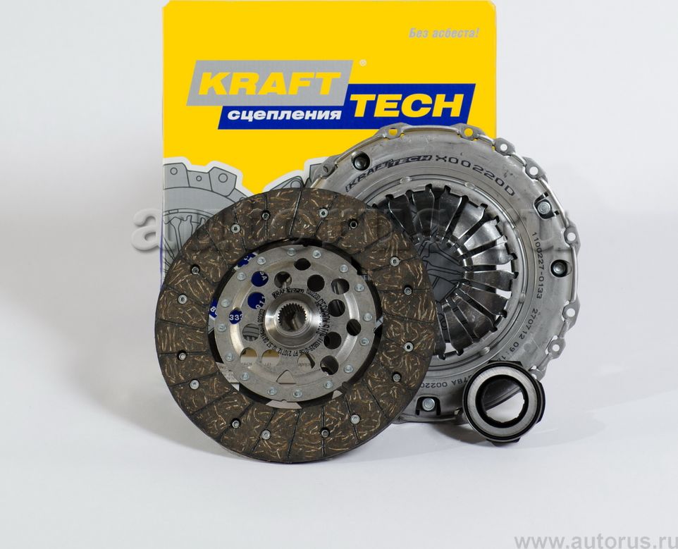 Сцепление (комплект) KraftTech DRPT 3P. Артикул W00220D