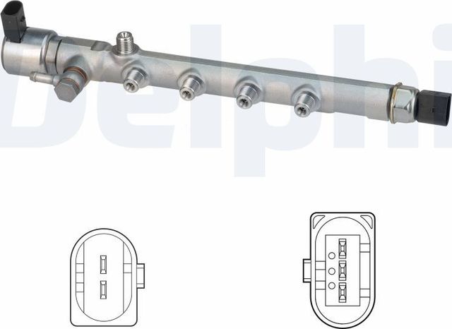 Трубка топливная Delphi для Mercedes-Benz GLK-Класс I (X204) 2008-2015. Артикул 28280808