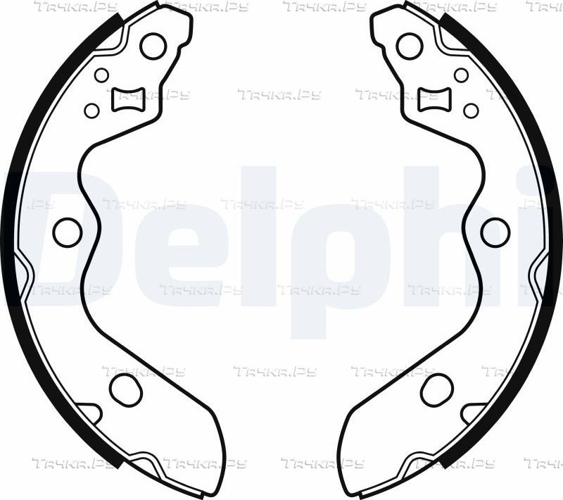 Тормозные колодки Delphi. Артикул LS2156