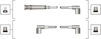 Высоковольтные провода (провода зажигания) (комплект) Magneti Marelli. Артикул 941319170052