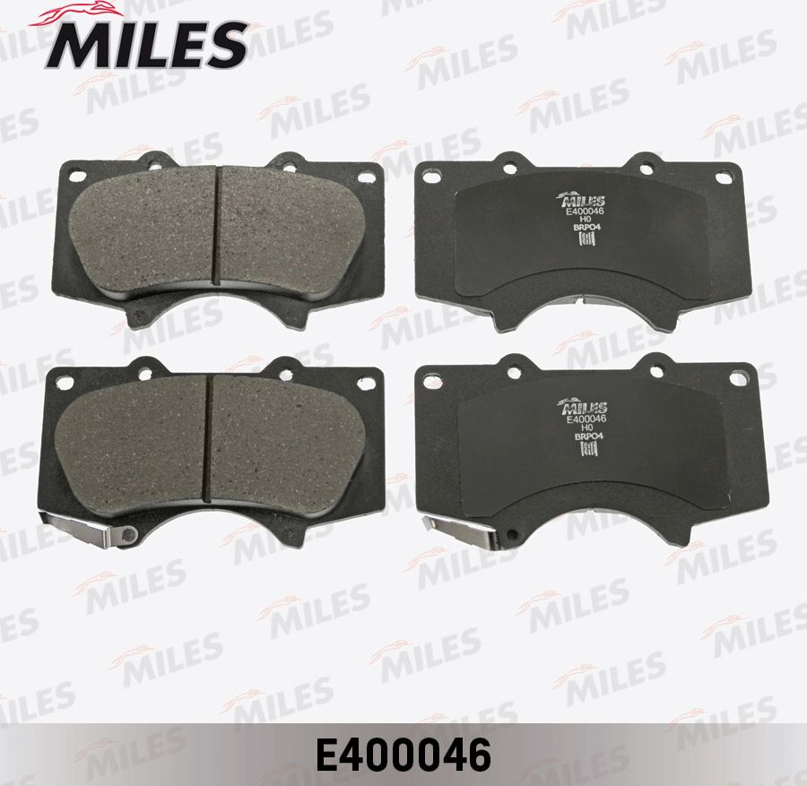 Тормозные колодки Miles (Low-Metallic). Артикул E400046