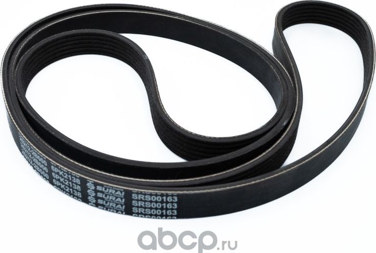 Ремень привод. Hyundai Solaris (10-)/Kia Rio (11-) 1.4i/1.6i CVVT с A/C (6PK2140 (Surai). Артикул SRS00163