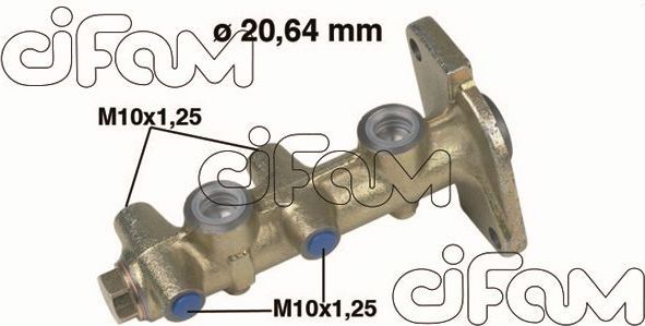 Тормозной цилиндр главный Cifam (Чугун). Артикул 202-090