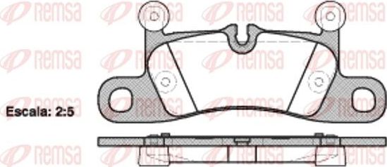 Тормозные колодки Remsa. Артикул 1379.10