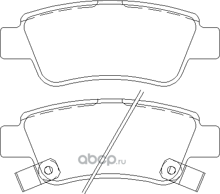 Тормозные колодки Honda. Артикул 43022SWWG02