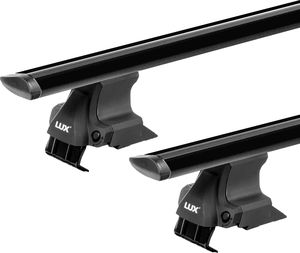 Багажник на крышу D-LUX 2 креп. за дверные проемы для Chrysler 300C II седан 2010-2014 (Крыловидные дуги ЧЕРНЫЕ). Артикул 846271-793327