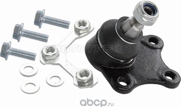 Шаровая опора SKODA FABIA 00-ROOMSTER 06-VOLKSWAGEN 03-09 RH (SAT). Артикул ST6Q0407366E