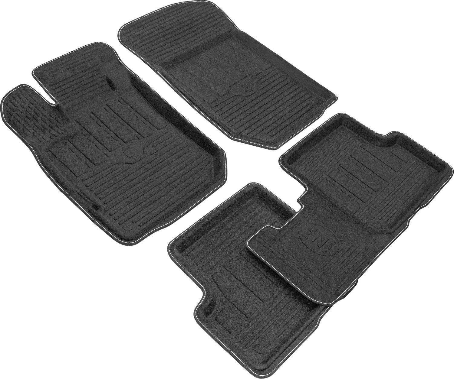 Коврики Rezkon 3D Evaplast для салона Renault Logan II 2013-2026. Артикул 4529015200