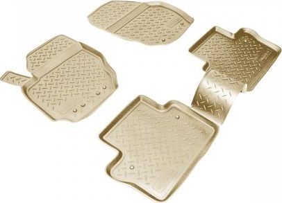 Коврики Норпласт для салона Volvo S80 II 2006-2026. БЕЖЕВЫЕ. Артикул NPL-Po-96-81Beige