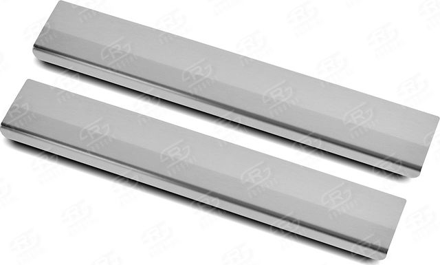 Накладки RusStal на пороги (лист нерж. шлифованный) для Lexus RX 200t 2015-2026. Артикул LEXRX15-02