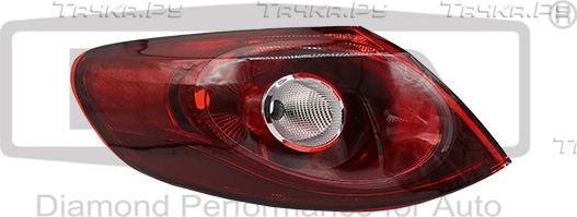 Фонарь задний DPA левый для Volkswagen Passat CC I 2008-2012. Артикул 99451788602