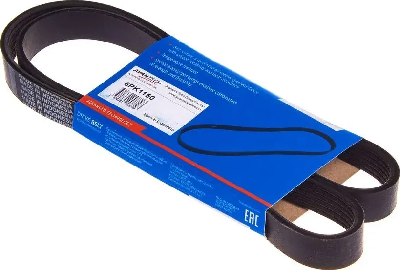 Ремень поликлиновой (Avantech). Артикул 6PK1150