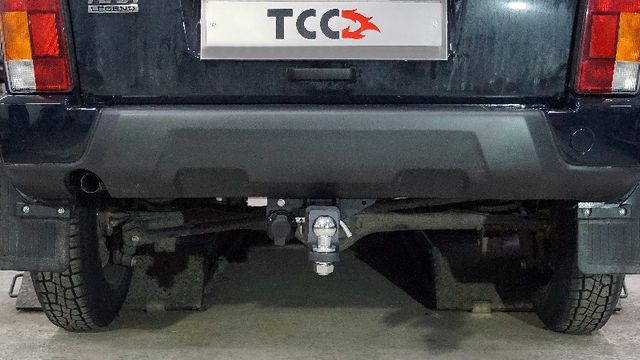 Фаркоп ТСС оцинкованный под американский квадрат для Lada Niva Legend 2023-2026. Артикул TCU00405