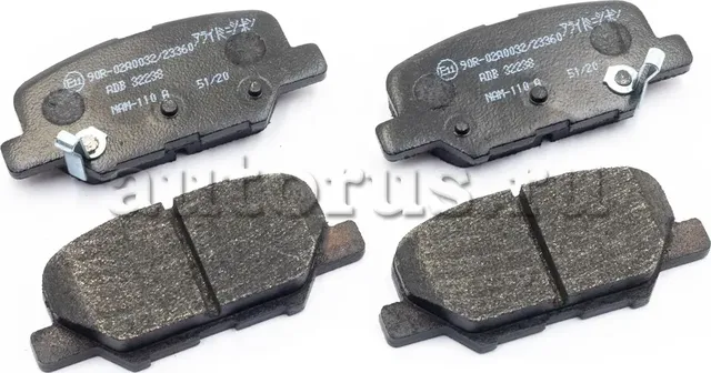 Колодки тормозные MITSUBISHI Outlander (12-) задние (4шт.) ALLIED NIPPON. Артикул ADB32238