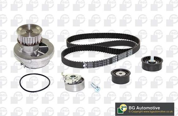 Помпа (водяной насос) с комплектом ремня ГРМ BGA. Артикул TB9506CPK-1