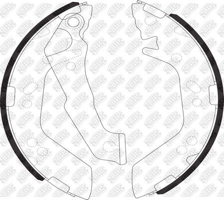 Тормозные колодки NiBK. Артикул FN11909