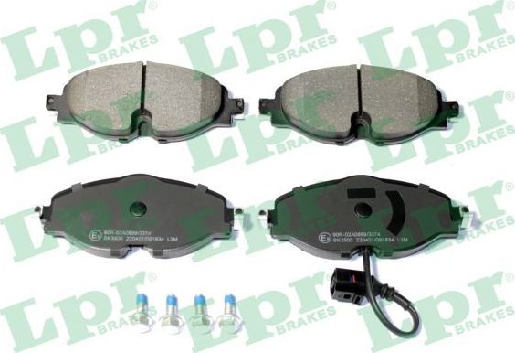 Тормозные колодки LPR. Артикул 05P1834