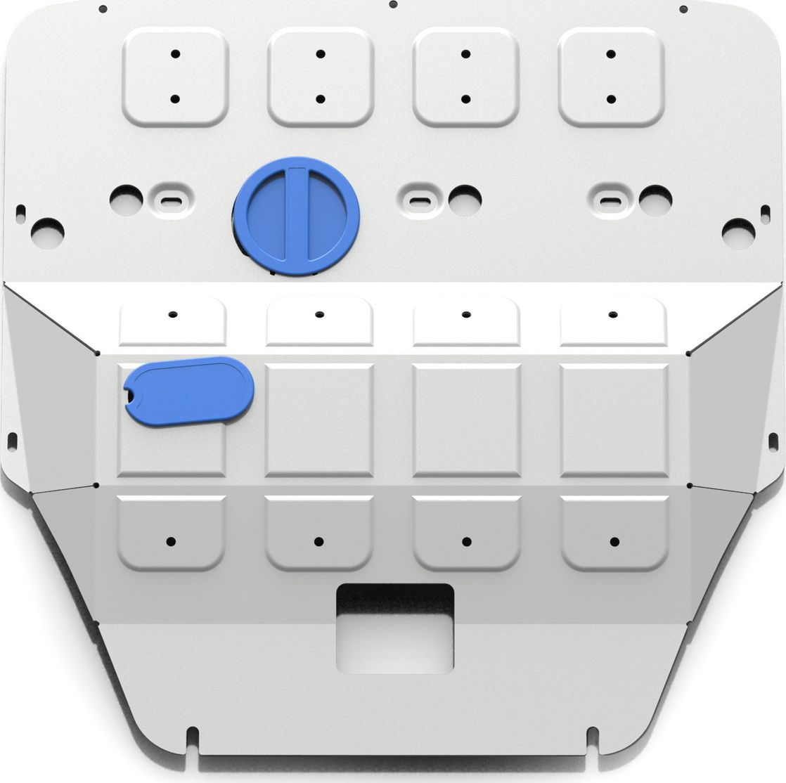 Защита алюминиевая Rival для картера и КПП Mini Hatch III 2013-2018 2018-2026. Артикул 333.8203.1