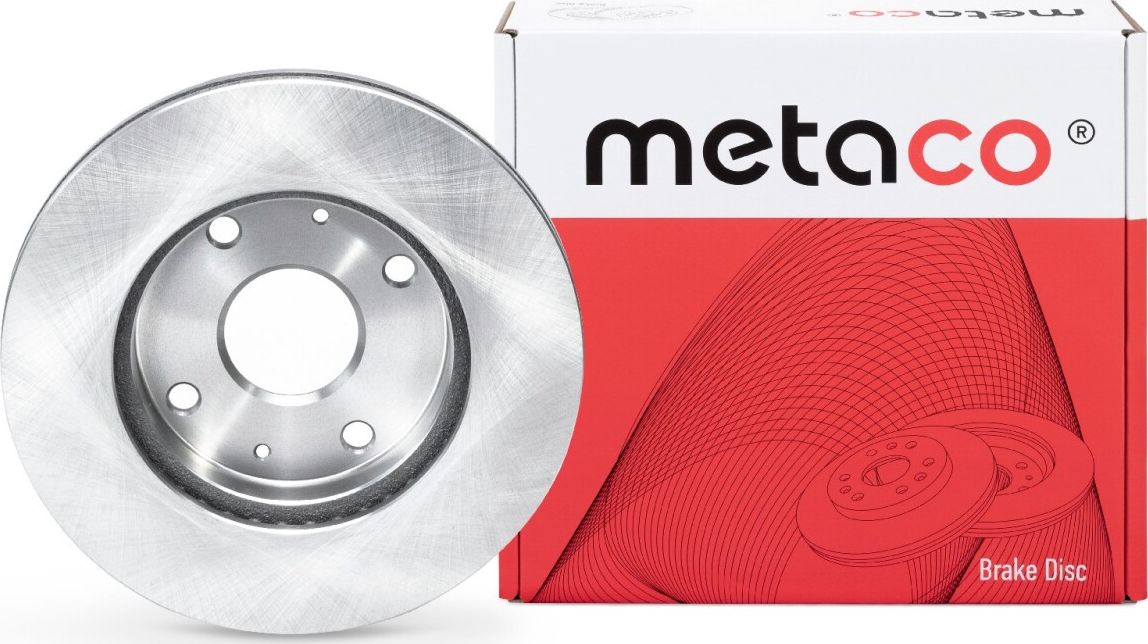 Диск тормозной передний вентилируемый (Metaco). Артикул 3050256