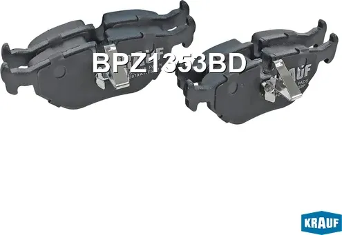 Колодки тормозные дисковые (Krauf). Артикул BPZ1353BD