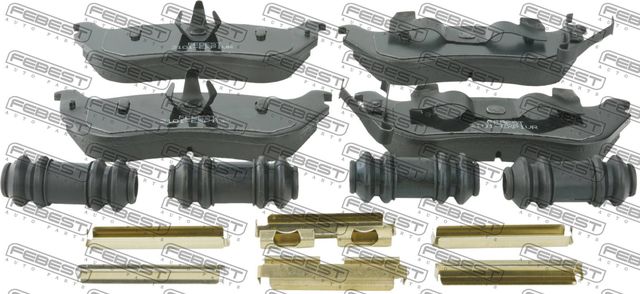 Тормозные колодки Febest передние для Ford Explorer IV 2006-2010. Артикул 2101-EXPIVR