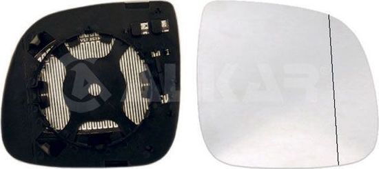 Зеркальное стекло бокового зеркала Alkar. Артикул 6472799